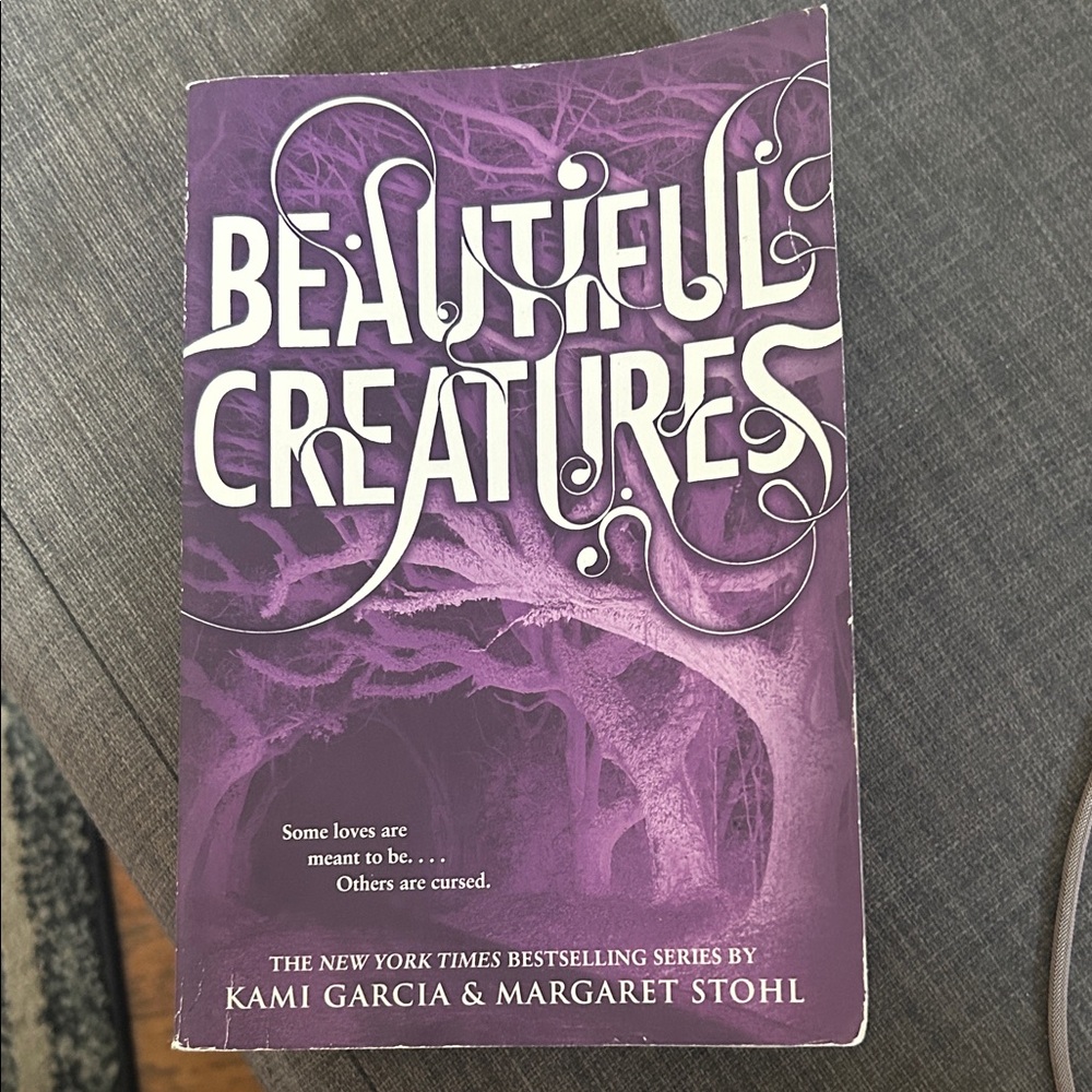 Beautiful Creatures Book Cover in Purple